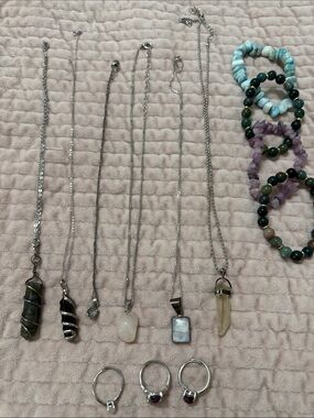 Crystal Jewelry Lot- Mixed Gemstone Options